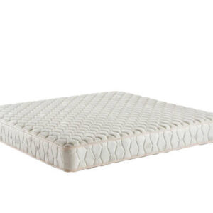 View of bed against white background