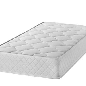 Comfortable mattress isolated on white background, orthopedic mattress