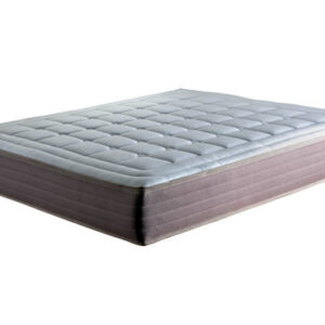 Two tone double spring mattress isolated on white background